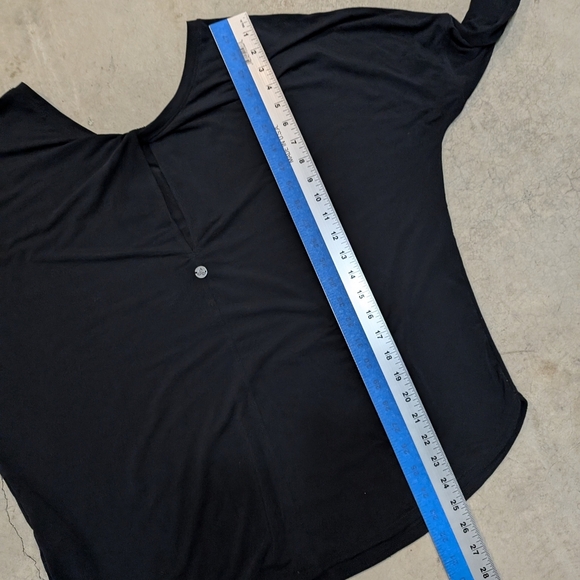 Prana Rouge Long Sleeve Shirt Women's XL Black - Picture 6 of 7